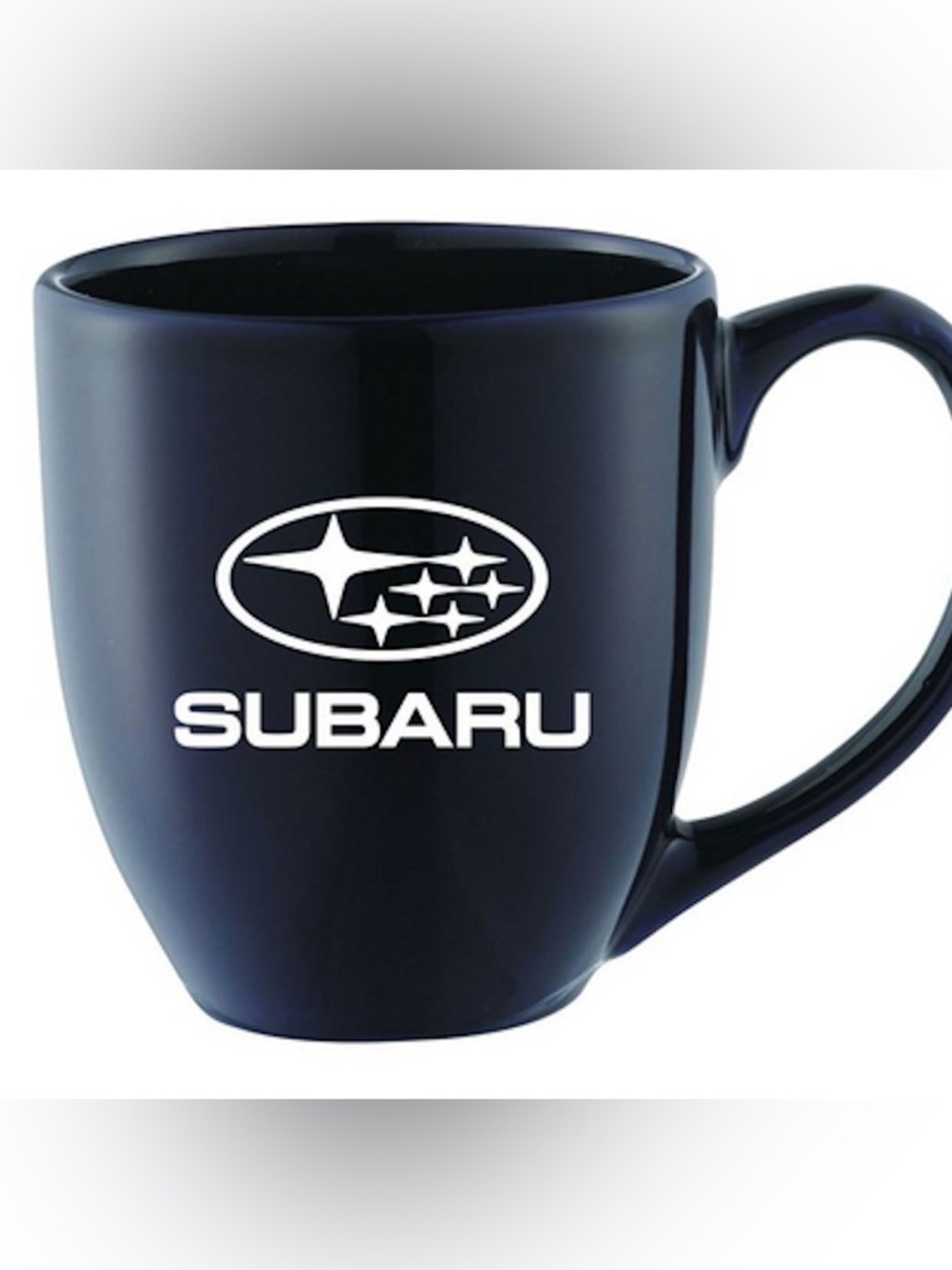Subaru Navy Blue Ceramic Logo Mug